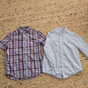 Ralph Lauren]Plaid and Checkered Button-Up Shirts